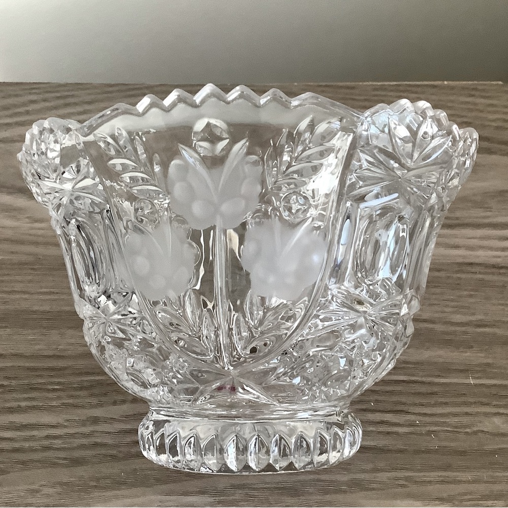 Imperilux Cut Glass Bowl